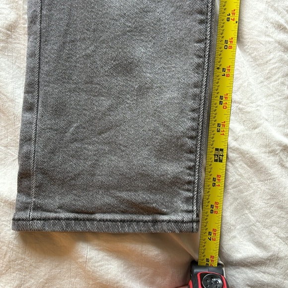 Grey Levi Wedgie Straight Jeans - Picture 8 of 9